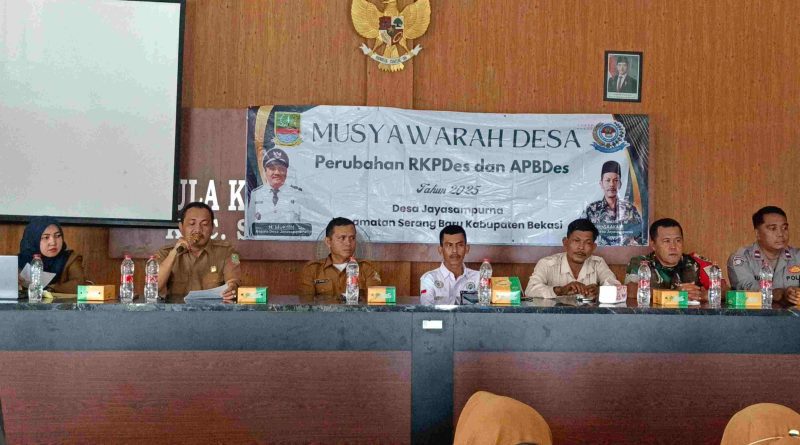Desa Jayasampurna Fokuskan Pembangunan Infrastruktur Jalan dan Sarana Publik
