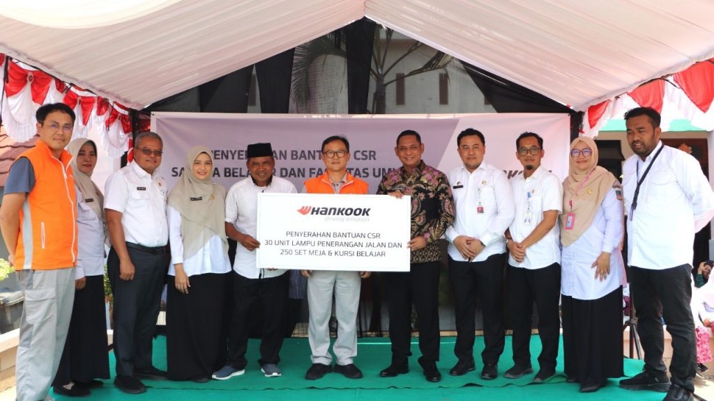 Pemerintah Kabupaten Bekasi bersama PT Hankook Tire Indonesia kembali melaksanakan kegiatan CSR sekaligus merangkai dengan Program Makan Bergizi Gratis di SDN Jayamukti 3, Kecamatan Cikarang Pusat.
