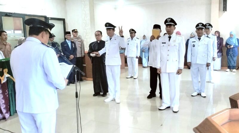 Camat Sukawangi Minta Pj Kepala Desa Bangun Komunikasi dengan Perangkat Desa dan BPD